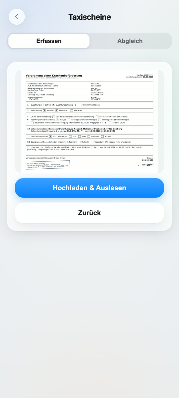 App: Verordnung fotografieren